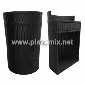 接待處服務員枱-藤制 Guard Post-Rattan