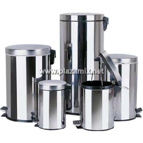 不鏽鋼圓形腳踏桶 Stainless Steel Pedal Bin